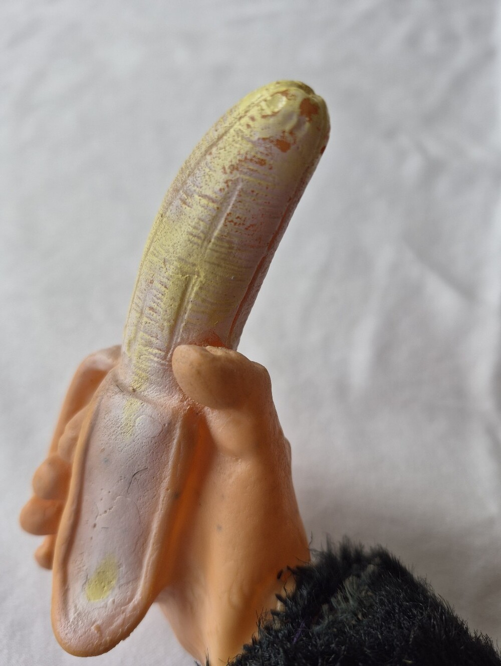 Vtg 50s Zippy Monkey Mr Bim Zip Plush Banana Toy Rubber Face Doll 16” - Picture 2 of 11